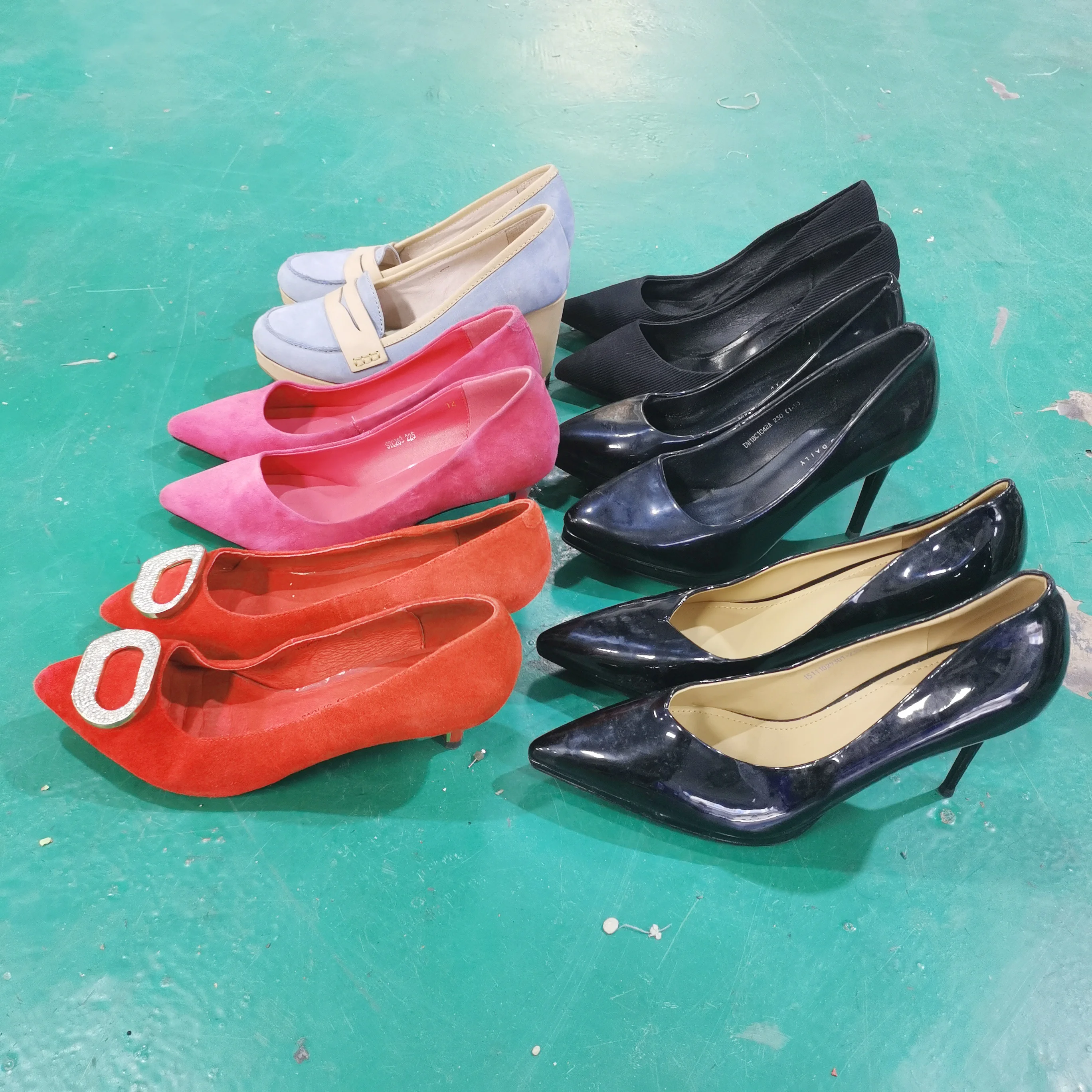 Stylish Used Shoes Stock In Bales Mixed Second Hand Original Brand Old