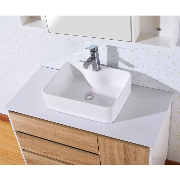 Mueble De Baño Con Lavabo De Mármol,Mueble Moderno,Armario De Baño Con