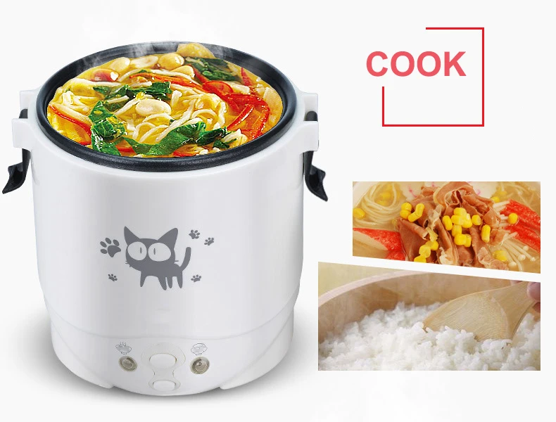 1l Electric Mini Rice Cooker Multifunctional Portable Cookers Used In