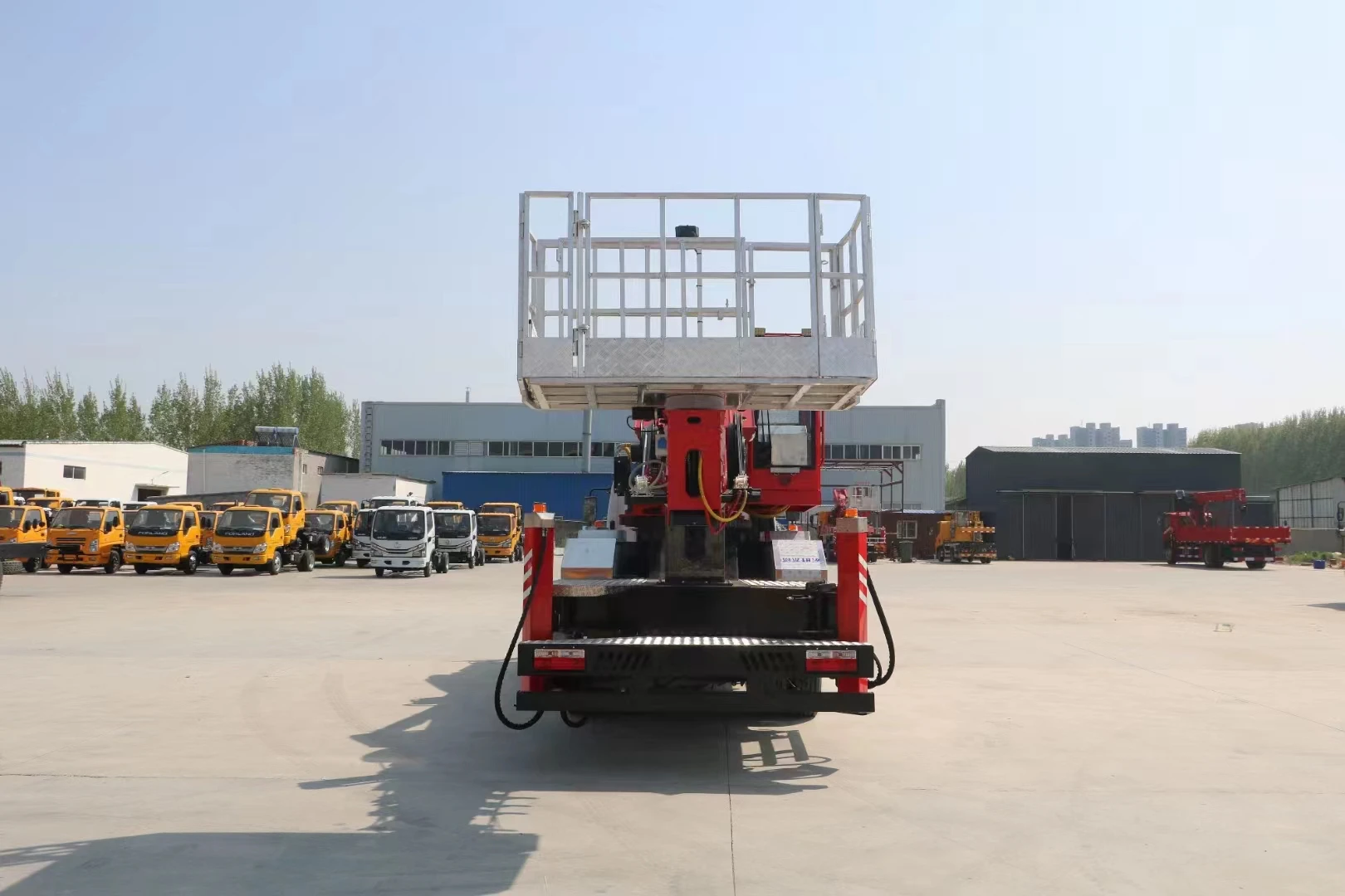 Truck Mounted Aerial Work Platform,Air Conditioner Platform High