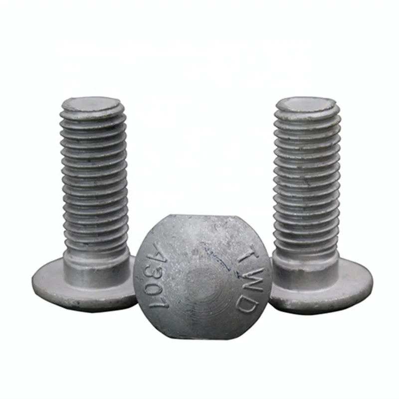 
High Quality Bolt ASTM A307 hdg bolt fasteners 