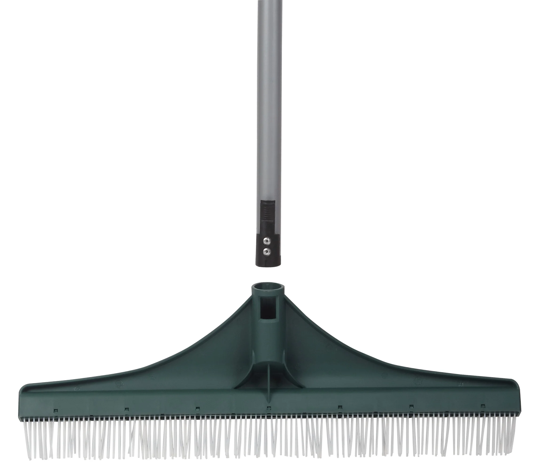 Telescopic Artificial Turf Cleaning Brush Lightweight Steel Handle