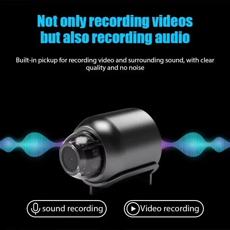 Mini X5 Plastic Camera Wireless 1080P Security Video Cam Night Vision ...