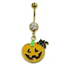 Gaby 2019 Luxuery Halloween Europe India popular Copper Piercing Jewelry Belly Button Rings