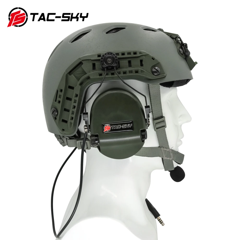 Ts Tacsky Tactical Helmet Arc Rail Mount Tci Liberator Ii Noise
