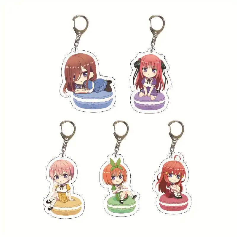 The 2024 Quintessential Quintuplets keychains