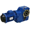 sanlian K series helical bevel gearbox reverse gear box for motorcycle with servo motor input flange mixer gearbox