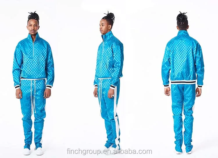 Custom 100 Silk Jogging Suits Sets For Men Pants And Jacket Silk