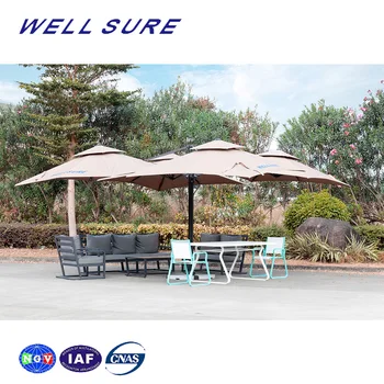 Wholesale Factory 4 Heads Outdoor Beach Garden Patio Sun Umbrella Cheap Frame Large Size With Table Chair For Leisure Buy Wholesale Umbrella Large Garden Umbrella Patio Umbrellas Product On Alibaba Com