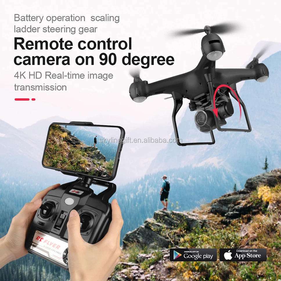 Drone 4k 1080P RC Quadcopter drone with HD 1080P 4K Wifi camera video highly stable Rc helicopter F68 4K RC Camera drones