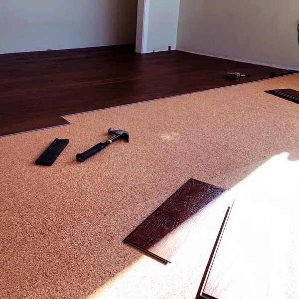 12 Mm Waterproof Cork Underlayment Soundproof And Sustainable Silent