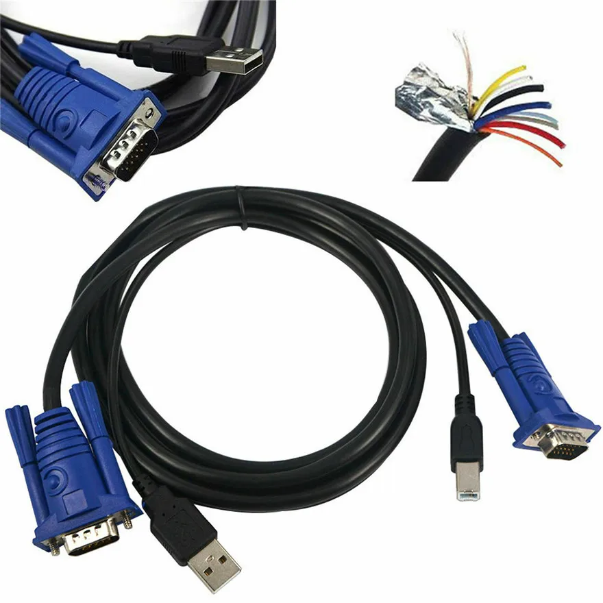 KVM кабель USB VGA. Кабель SVGA TRENDNET tk-cu10. Espada usb2 SVGA Adapter.