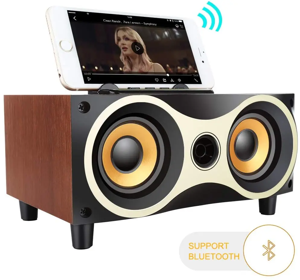 subwoofer, bt speaker Portable Bluetooth Speakers Retro Vinyl Outdoor speaker party - ANKUX.COM