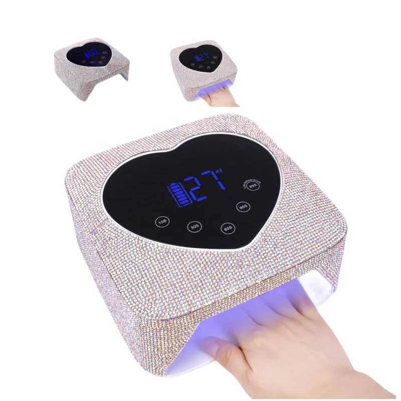 Star Diamond Wireless Mounted Diamond Nail Lamp Electric Storage