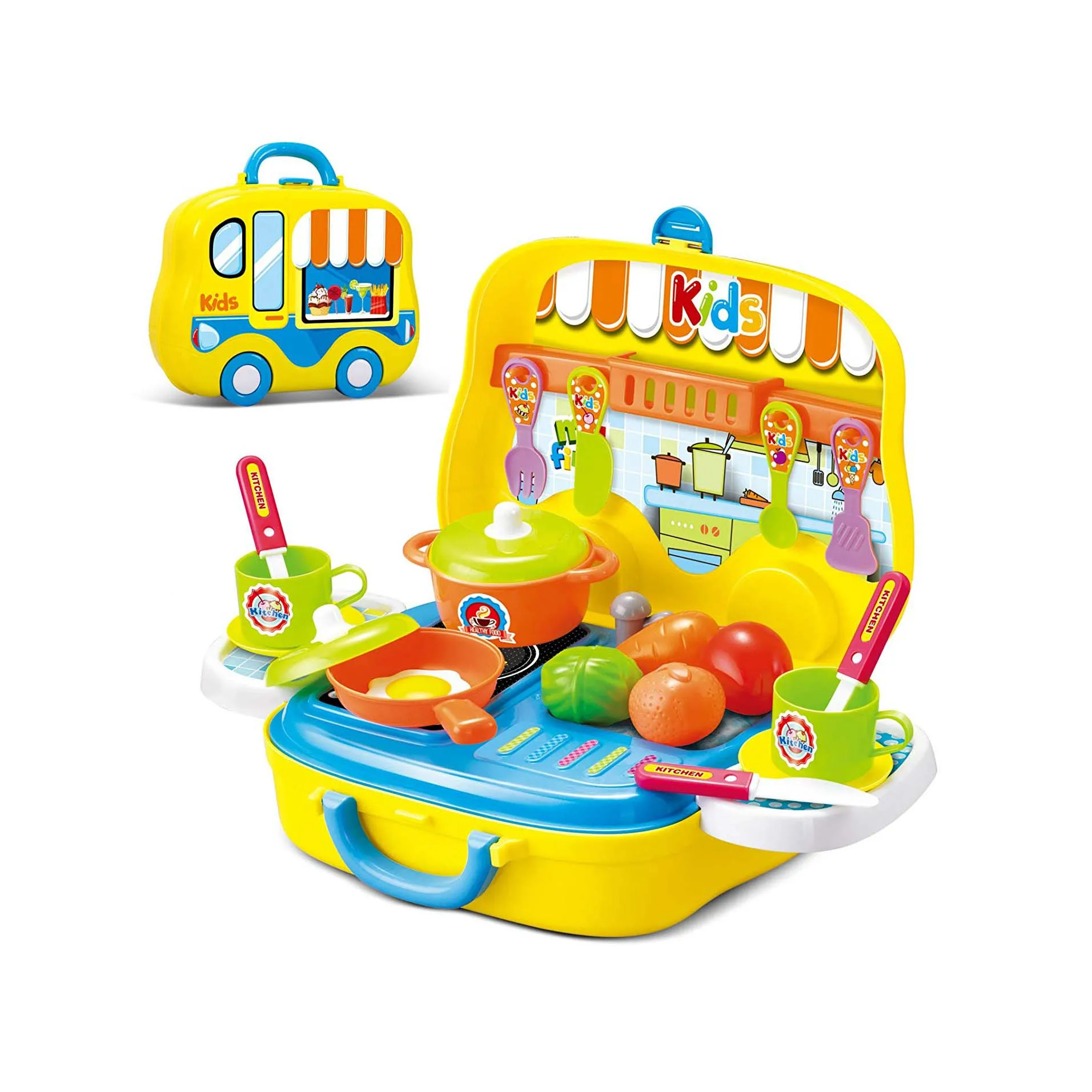 role play kitchen cooking set