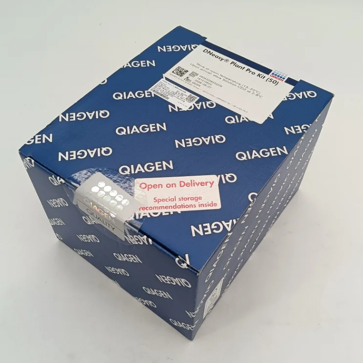 DNeasy Plant Mini Kit (50) Tissue Disruption Tubes, MB Spin Columns,  Buffers, Collection Tubes for 50 Preps Cat No.69204