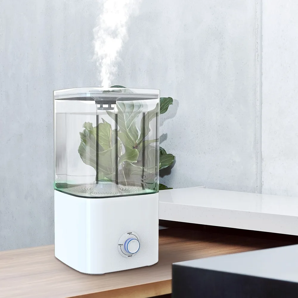soicare 桌面 3l 大容量家用圆电冷雾超声波空气加湿器