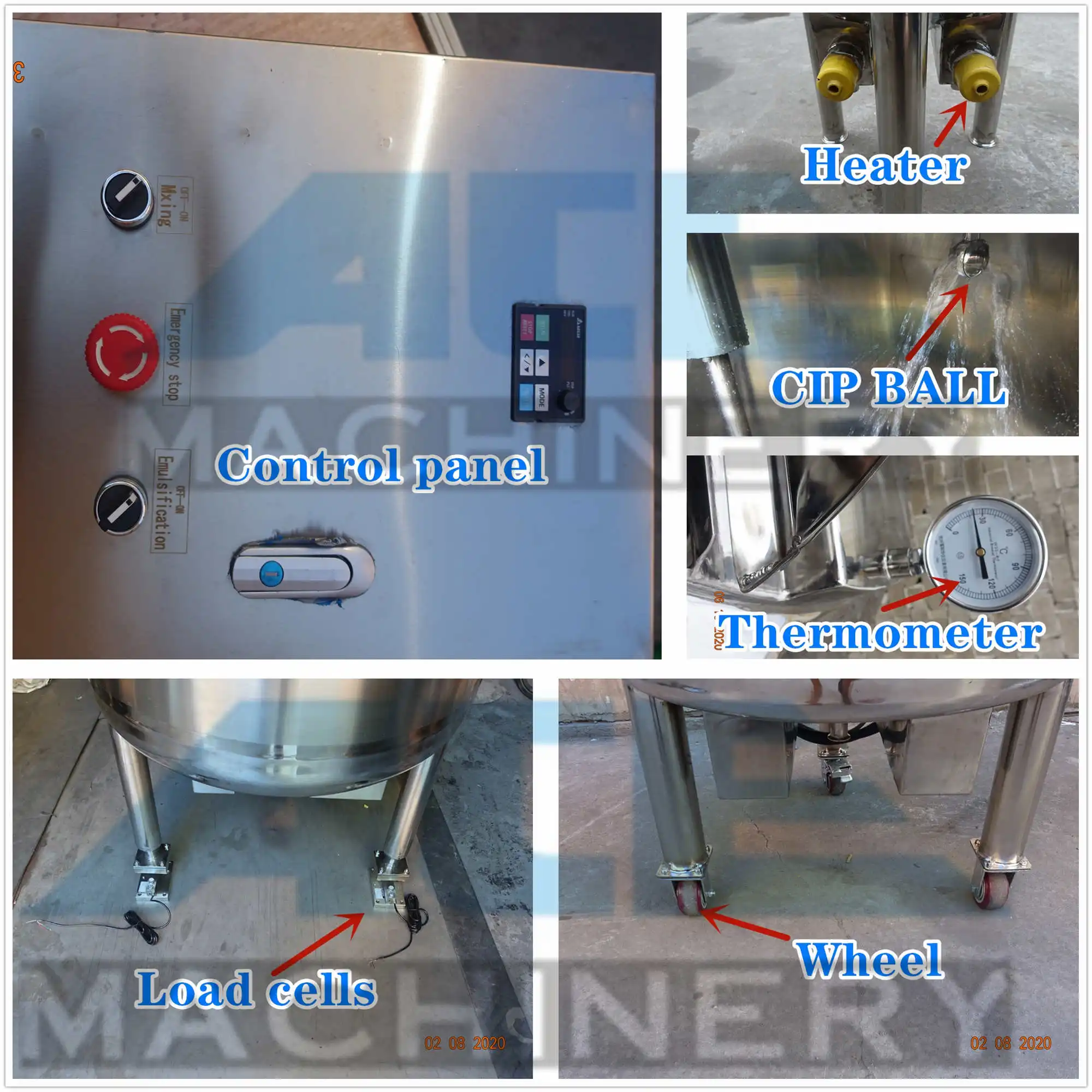 detergent mixing tank