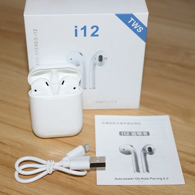 Perfect sound i12 noise cancelling headset touch control earphone for smart phone - ANKUX.COM