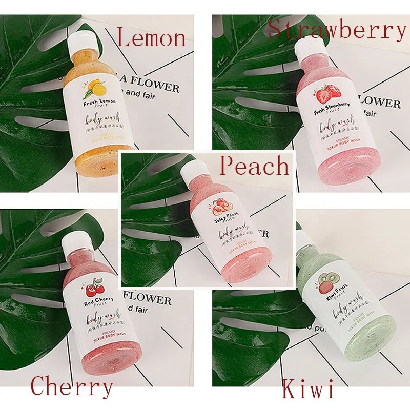 shower gel scrub