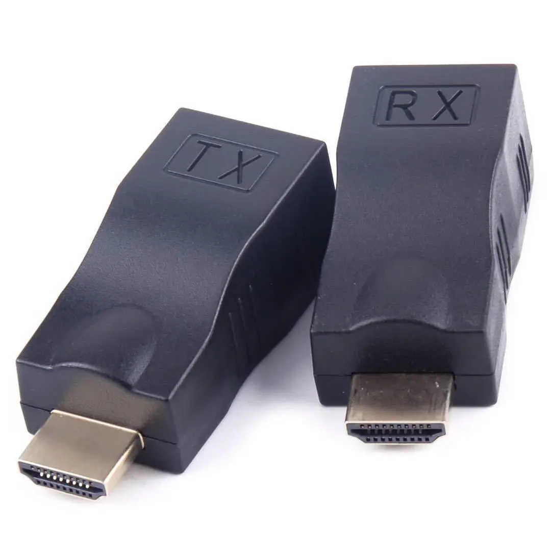 Hdmi Rj45 Network Extender 30m Hdmi To Rj45 Cable Converter Splitter