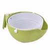 Multifunctional Kitchen Cutting Board Storage Container Drain Basket Fruit and Vegetable Washing Basin