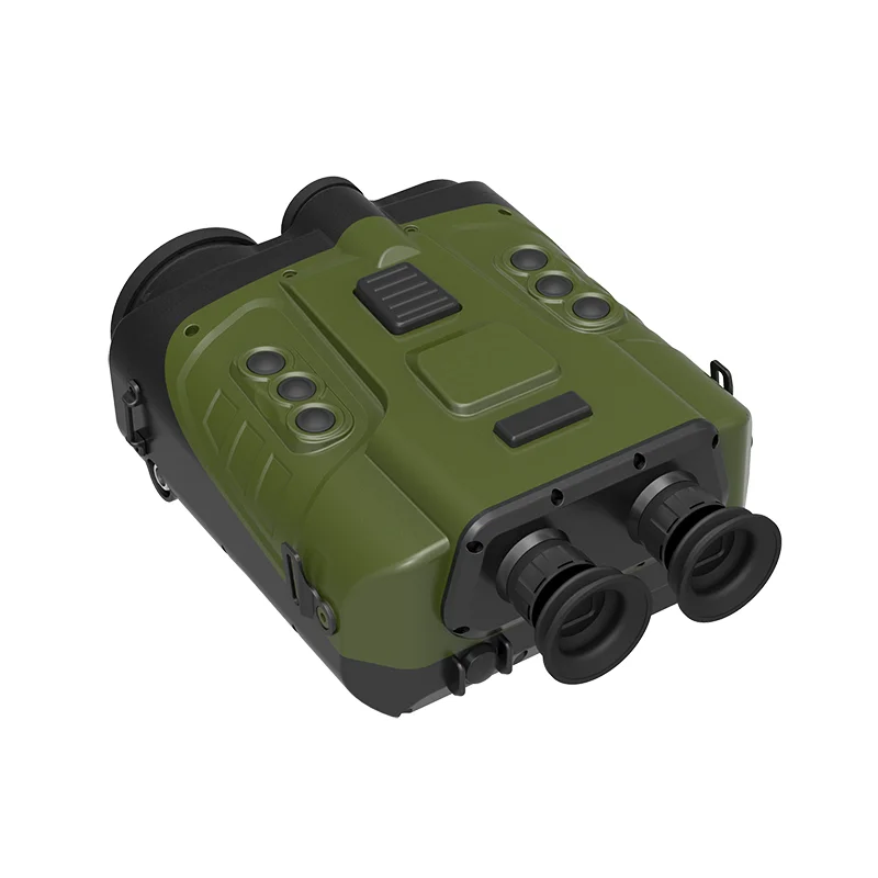 多功能非制冷便携式热夜视双目望远镜,用于军事巡逻边境安全