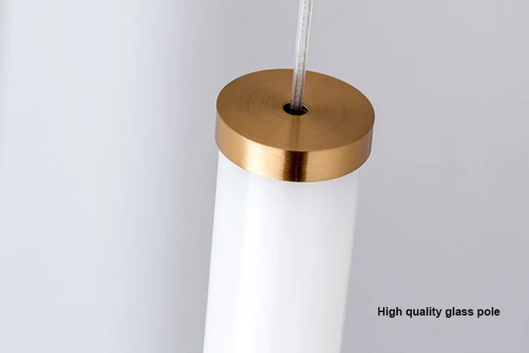 Decorative LED chandelier vertical horizontal pendant light ball combine with glass ball hanging lamp and metal stick