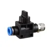 Hot sale speed control valve quick tee connect pneumatic throttle valve fittings