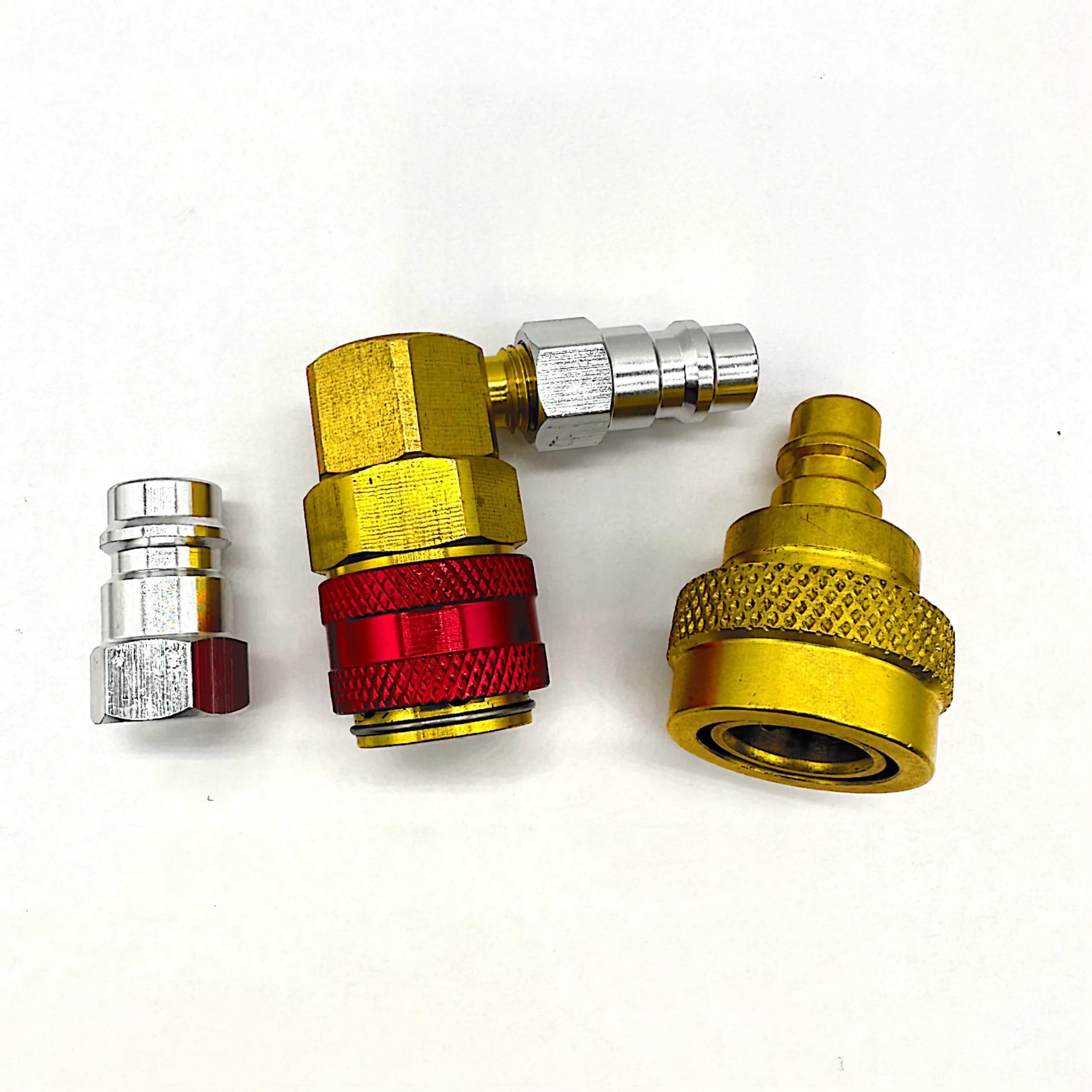 R134a Refrigerant Tank/vacuum Pump Adapter To R12 Fitting Adapter 1/2