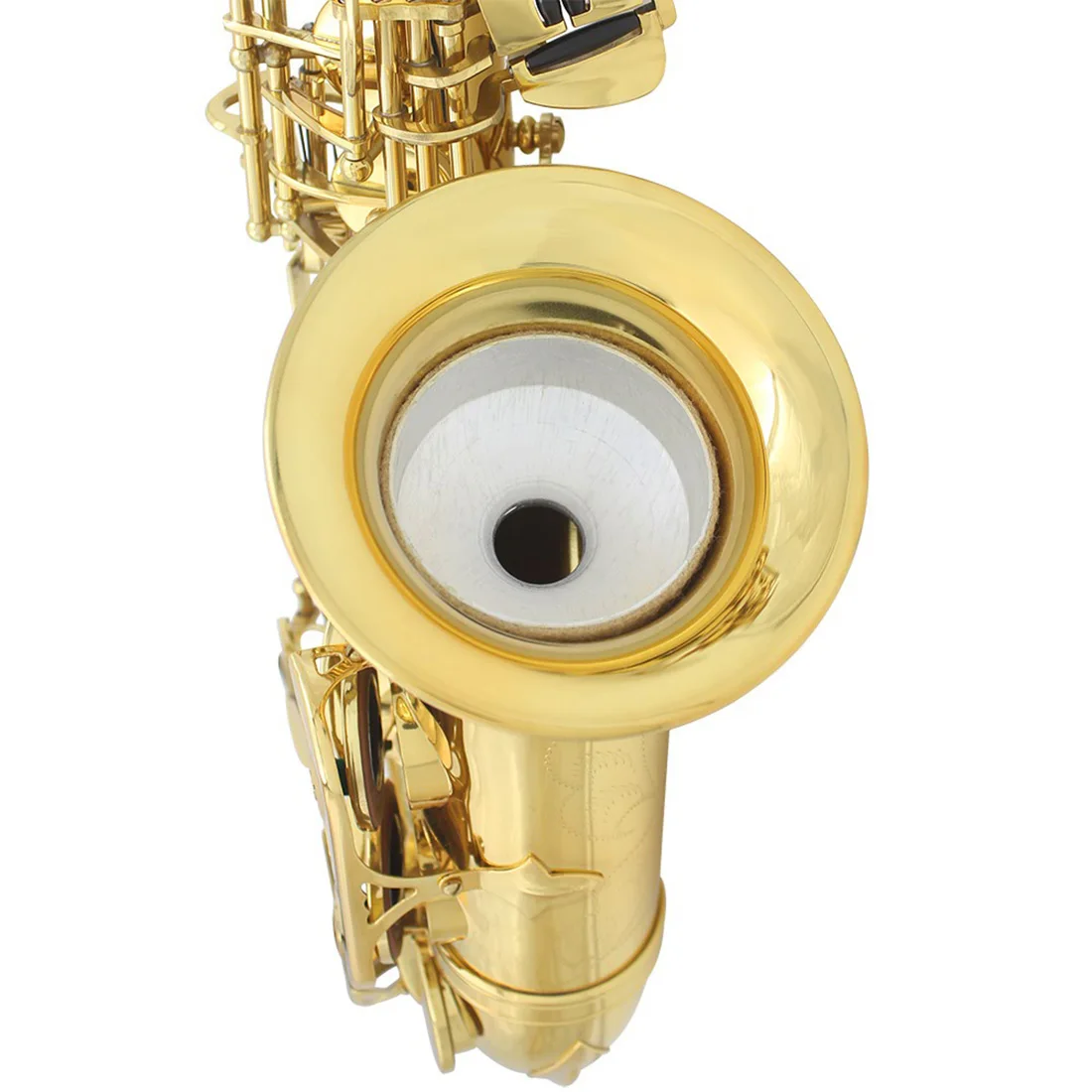 Aluminum Alloy Dampener for Soprano Sax Practice Noise Remove Music Instrument Part Vbest life Soprano Saxophone Mute Dampener 