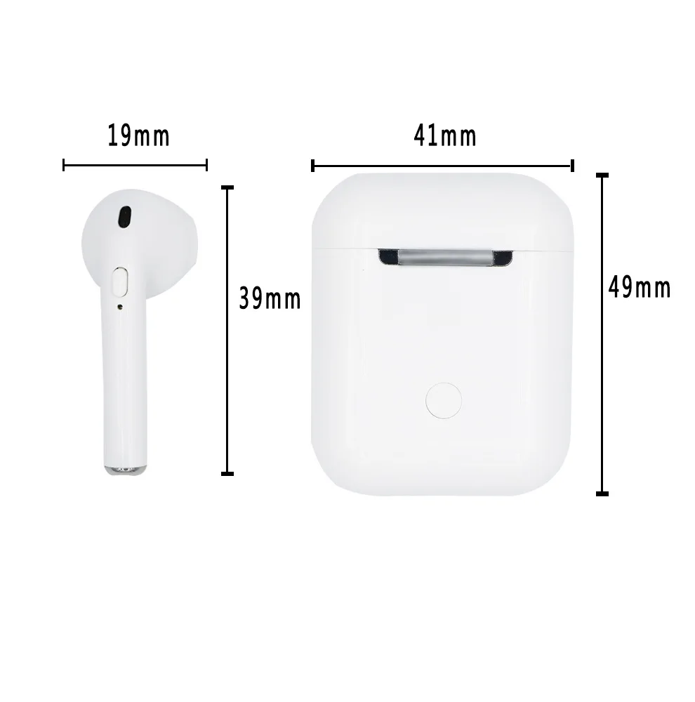 i10s Tws wireless Bluetooth 5.0 earbuds wireless earphones i10 with microphone charging box for mobile phones - ANKUX.COM