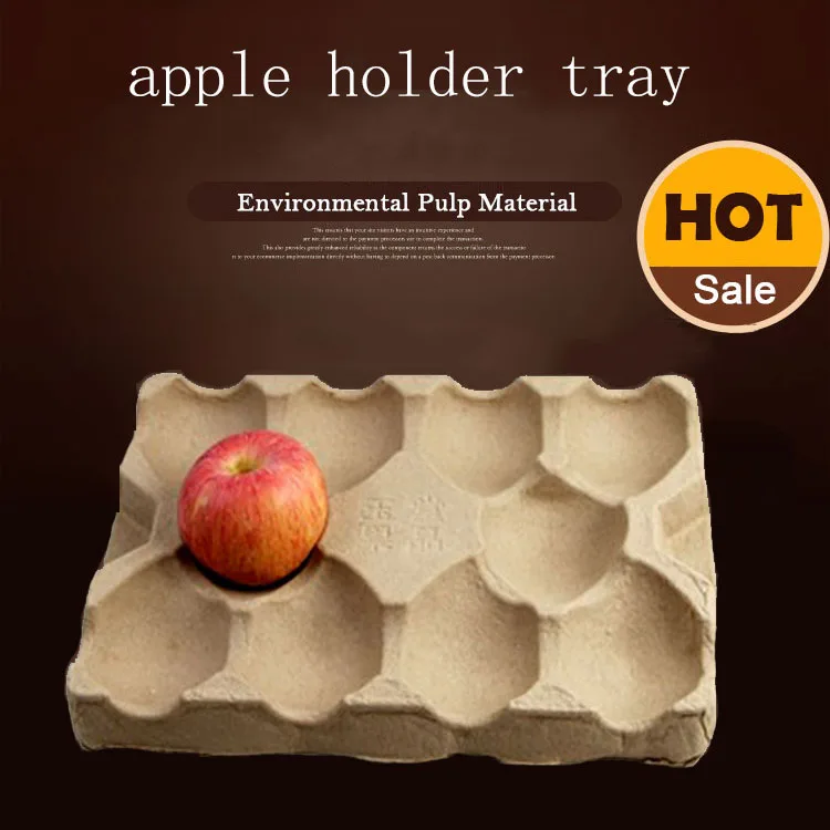 ECO-friendly 8 Cell Pulp apple Holder Tray Fruit Packing Biodegradable ...
