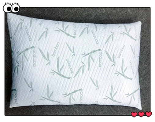 product type: latex shredded foam pillow with removable tencel