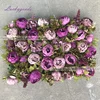 LFB1228 Luckygoods purple peony floral panels wedding backdrop flower wall panels wholesale