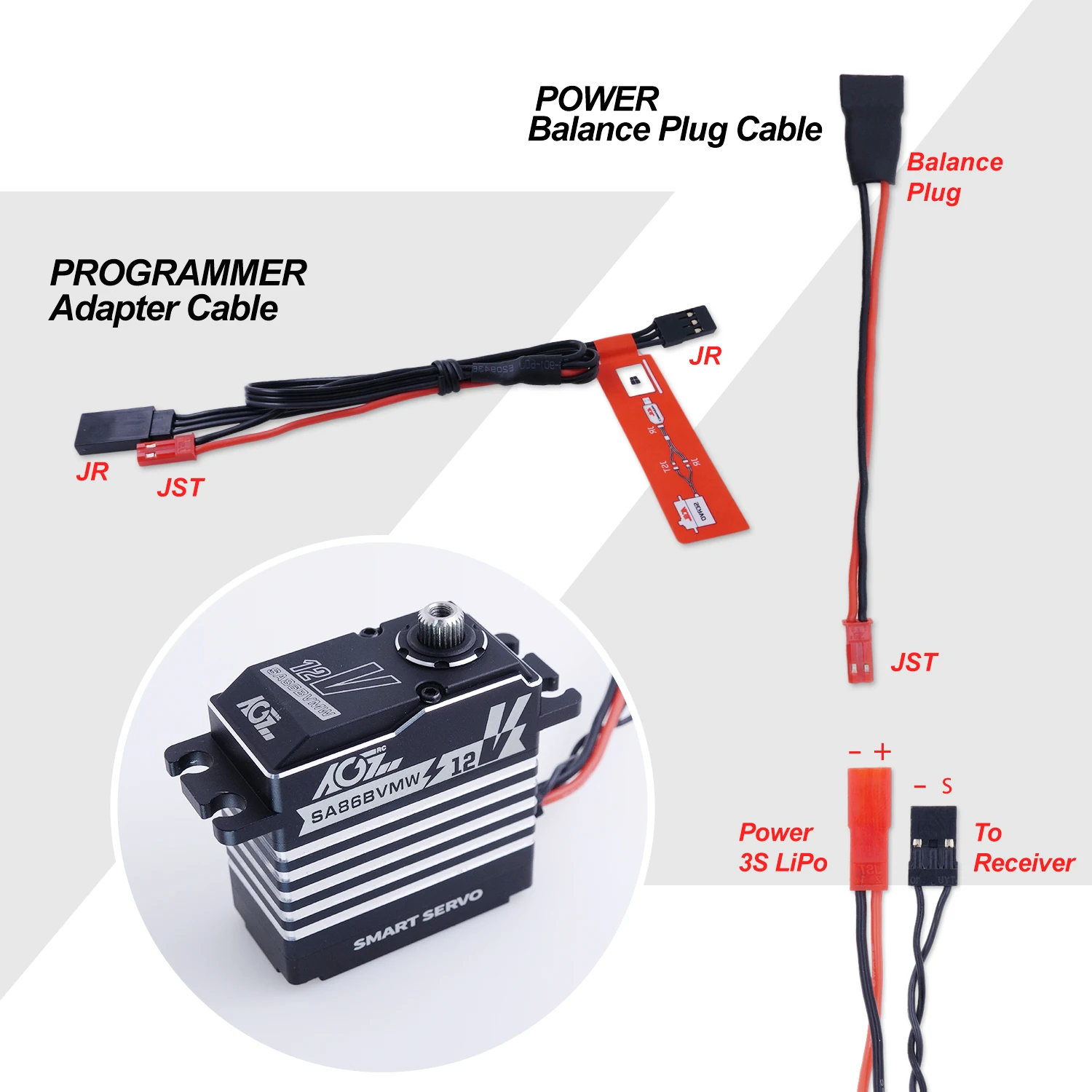 Agfrc Sa81bvmw 3s Servo Winch 40kg 12v Smart Servo Waterproof Digital