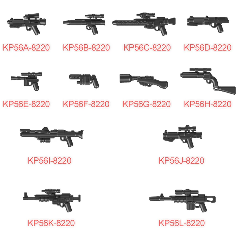 LEGO Guns M83 Sniper Rifle Lot of 15 Bipod SWAT Army Modern Military Weapon Pack