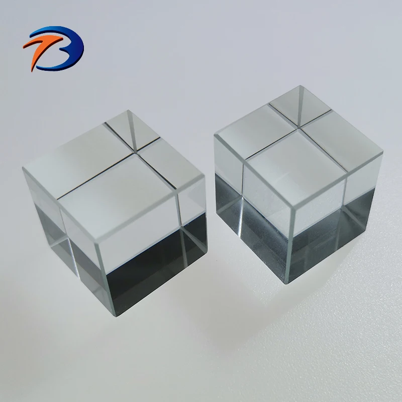 Optical BK7 Fused silica glass VIS NIR beamsplitter cube polarized 70/30 50 / 50 beam splitting cube infrar beam splitter