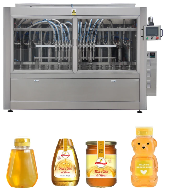 Npack High Speed Servo Motor Driven Automatic Small Capacity Liquid Foundation Honey Bottling Filling Machine