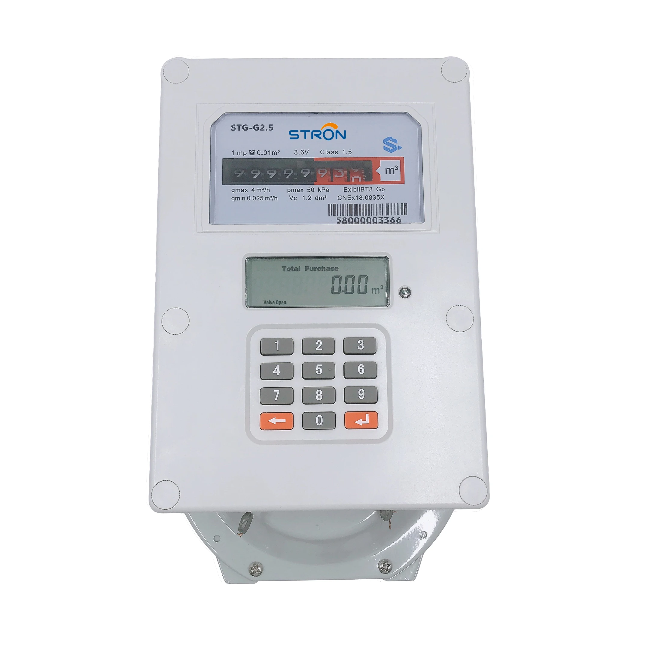 Sts Keypad G2.5 Prepaid Gas Flow Meter Buy Prepaid Gas Flow Meter,Lpg