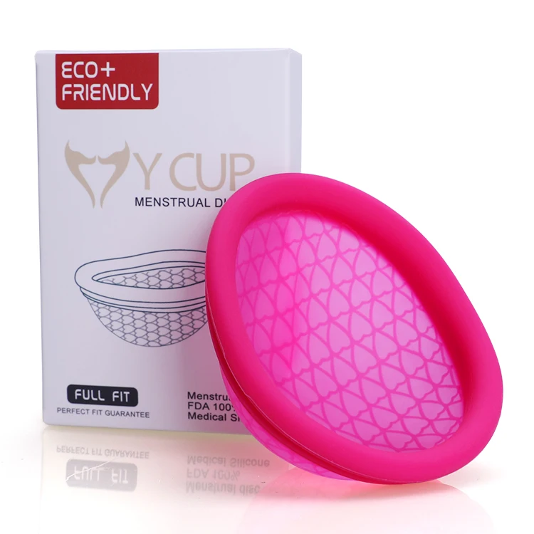 Custom Reusable Disco Menstrual Cup Sterilizing Silicone Menstrual Disk