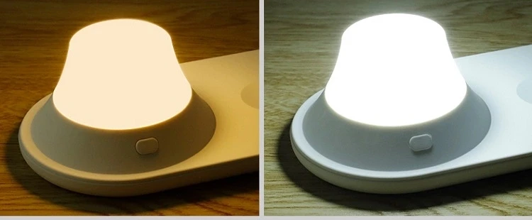 New arrivals Table Lamp 3 in 1 Wireless Charger for smart watch LED Night Lamp qi Phone