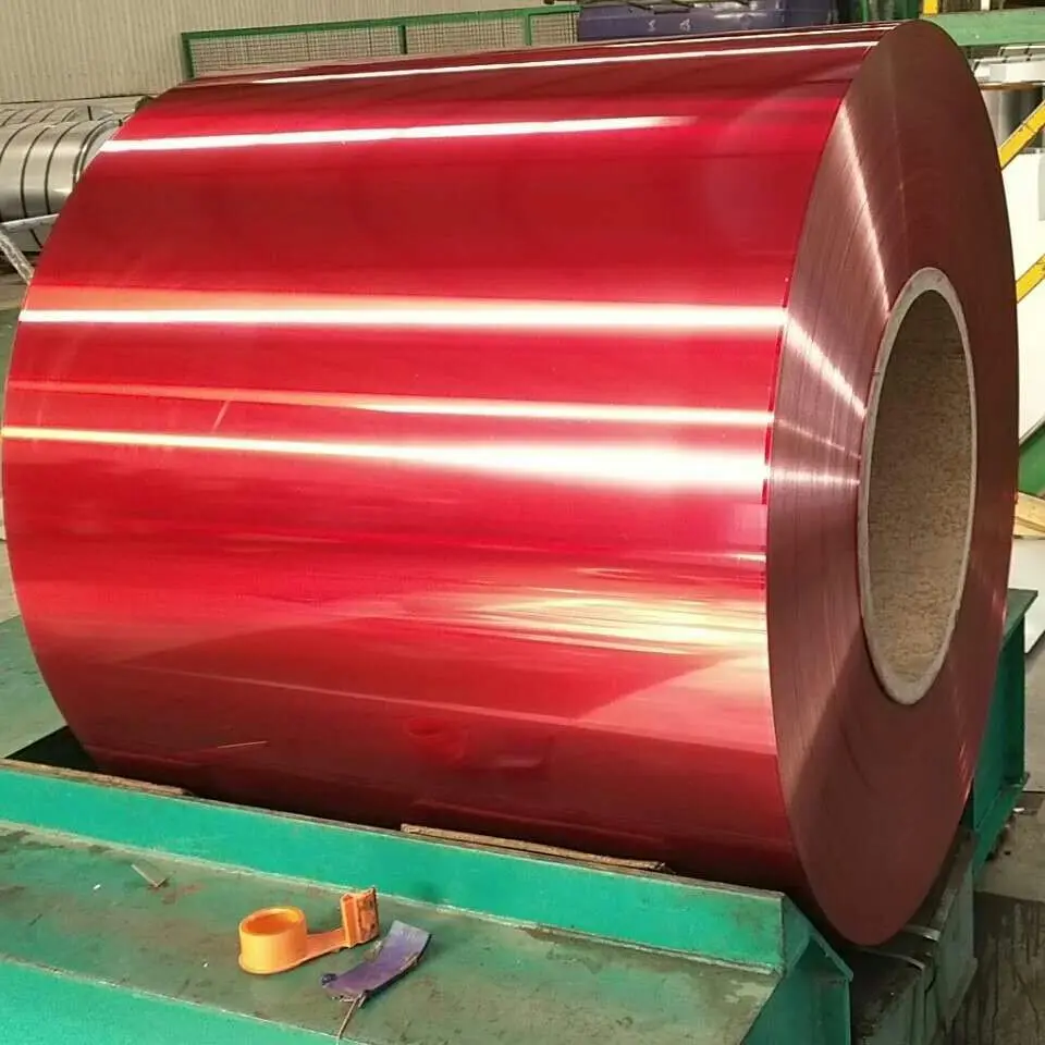 red color coated aluminum coil