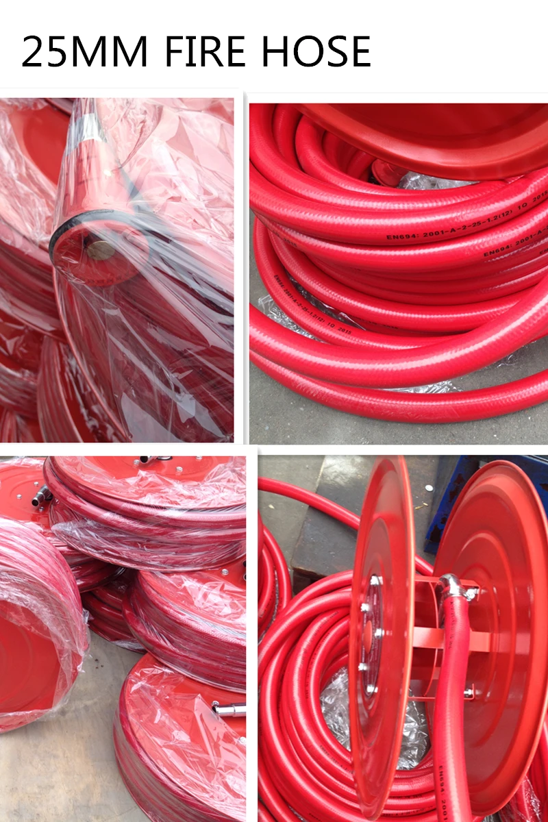 Fire Fighting Hose 25mm EN694 Approved PVC Red Hose Pipe - Designed for ...