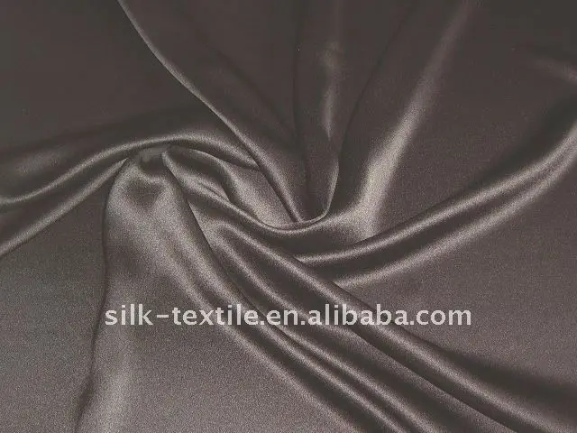 140cm 40mm crepe satin in black