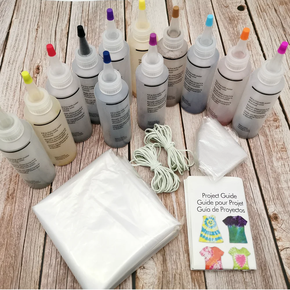 Super Big 12 Color Tie Dye Kit Bundle Buy Tie Dye Kit,Fabric Dye Kit,Dye Powder Product on