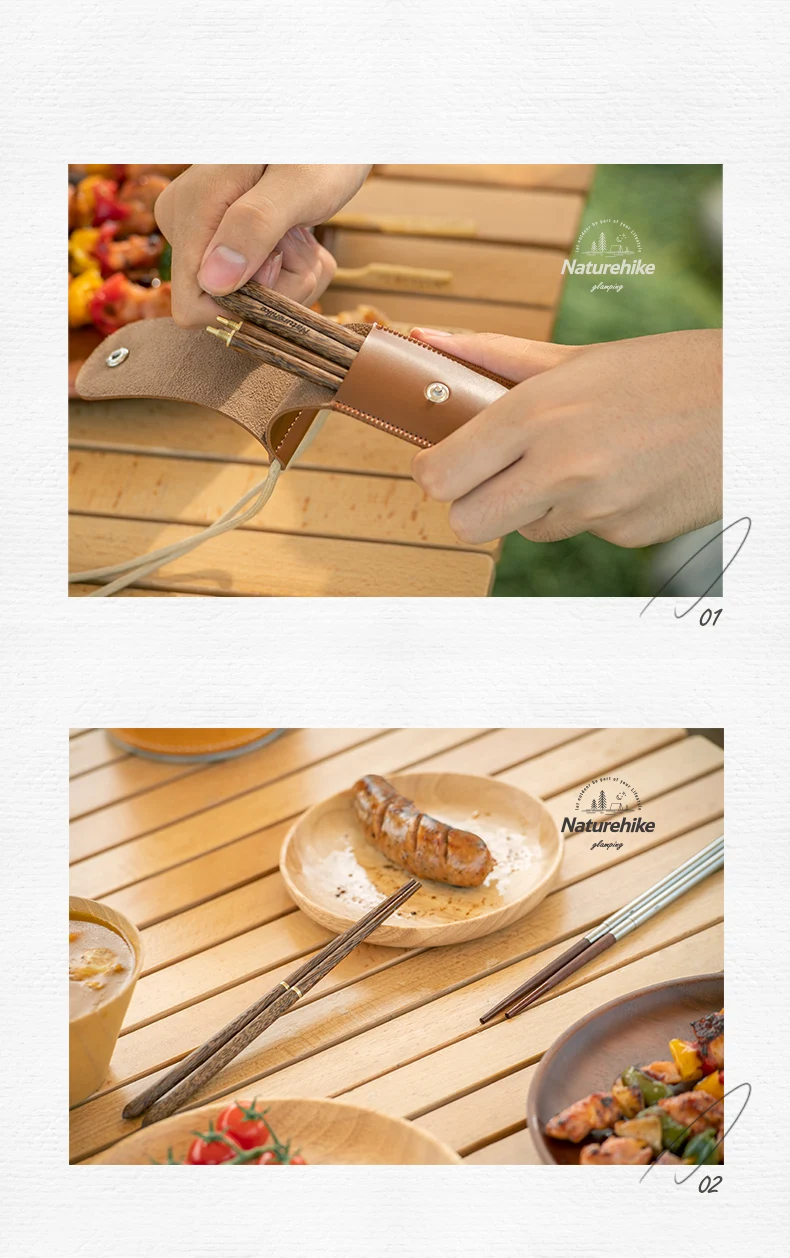 Naturehike Outdoor Camping Glamping Picnic Bbq Portable Wood Folding