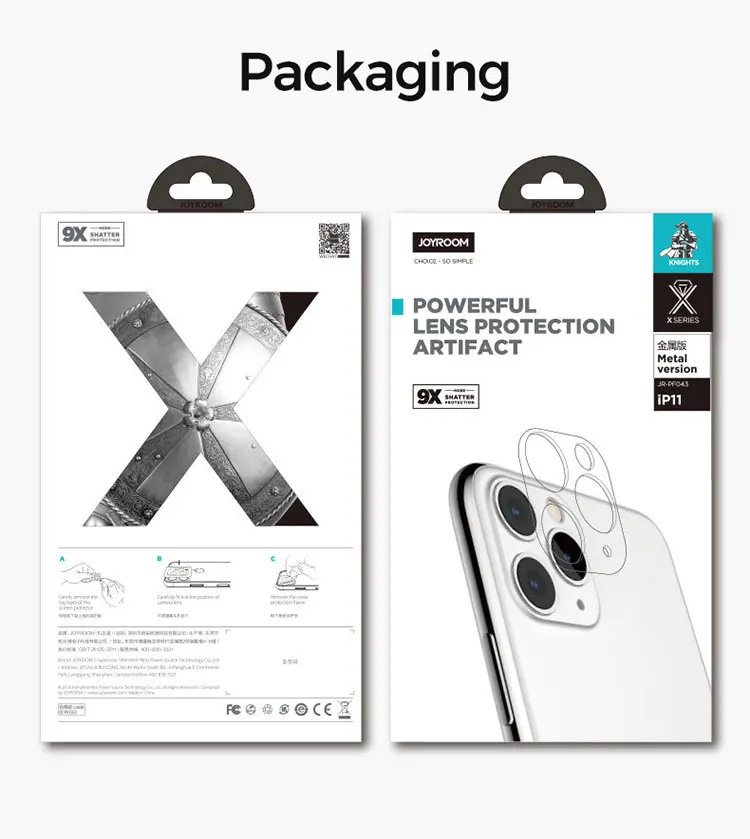 JOYROOM screen camera lens protector for iphone 11