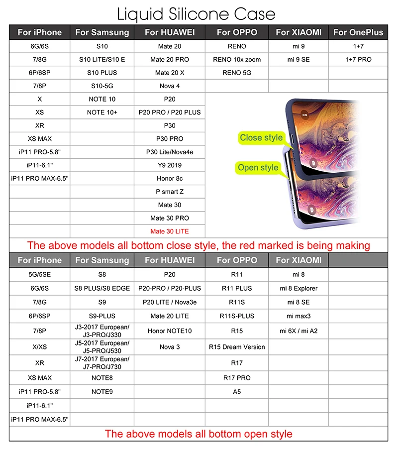 Liquid Silicone Case