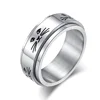 Hot Sale Unisex Cute Cat Facial Fashion Stainless Steel Cock Decorative Ring Pussy Ring